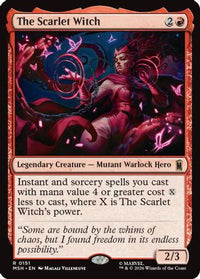 The Scarlet Witch -  Foil (MSH-151) - Marvel Super Heroes