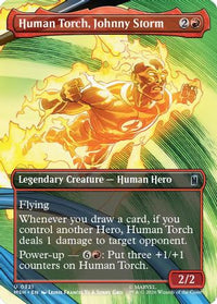 Human Torch, Johnny Storm (Borderless) -  (MSH-321) - Marvel Super Heroes