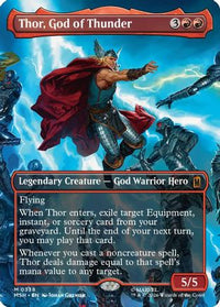 Thor, God of Thunder (Borderless) (0338) -  (MSH-338) - Marvel Super Heroes