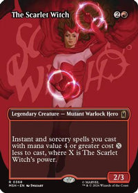 The Scarlet Witch (Borderless) -  (MSH-368) - Marvel Super Heroes