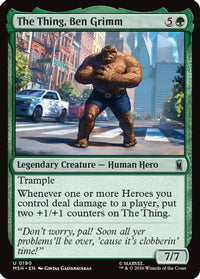 The Thing, Ben Grimm -  (MSH-190) - Marvel Super Heroes