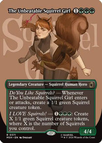 The Unbeatable Squirrel Girl (Borderless) -  (MSH-371) - Marvel Super Heroes