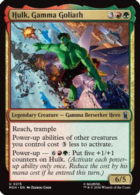 Hulk, Gamma Goliath -  (MSH-215) - Marvel Super Heroes
