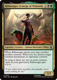 Killmonger, Scourge of Wakanda -  (MSH-218) - Marvel Super Heroes