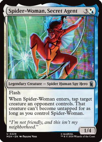 Spider-Woman, Secret Agent -  Foil (MSH-229) - Marvel Super Heroes