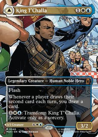 King T'Challa (Borderless) (0346) -  Foil (MSH-346) - Marvel Super Heroes