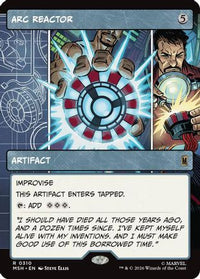 Arc Reactor (Borderless) -  Foil (MSH-310) - Marvel Super Heroes