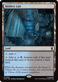 Hidden Lair -  (MSH-269) - Marvel Super Heroes