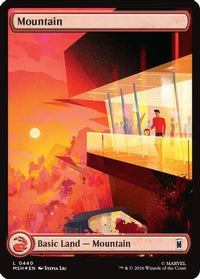 Mountain (0440) (Surge Foil) -  Foil (MSH-440) - Marvel Super Heroes
