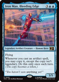 Iron Man, Bleeding Edge -  Foil (MSC-626) - Commander: Marvel Super Heroes