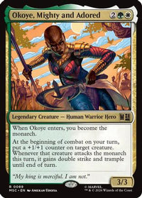 Okoye, Mighty and Adored -  (MSC-089) - Commander: Marvel Super Heroes