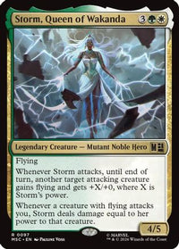 Storm, Queen of Wakanda -  (MSC-097) - Commander: Marvel Super Heroes