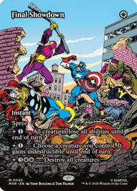 Final Showdown (Borderless) -  (MAR-045) - Marvel Universe Eternal-Legal