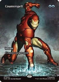 Counterspell (Borderless) (0052) -  Foil (MAR-052) - Marvel Universe Eternal-Legal