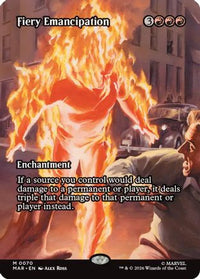 Fiery Emancipation (Borderless) -  (MAR-070) - Marvel Universe Eternal-Legal