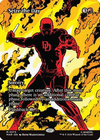 Seize the Day (Borderless) -  Foil (MAR-073) - Marvel Universe Eternal-Legal