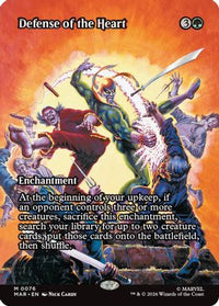 Defense of the Heart (Borderless) -  (MAR-076) - Marvel Universe Eternal-Legal