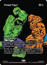 Primal Vigor (Borderless) -  Foil (MAR-081) - Marvel Universe Eternal-Legal