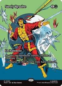 Steely Resolve (Borderless) -  (MAR-083) - Marvel Universe Eternal-Legal