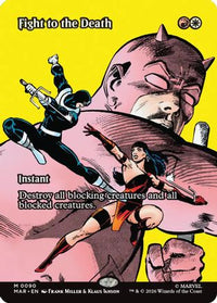 Fight to the Death (Borderless) -  (MAR-090) - Marvel Universe Eternal-Legal