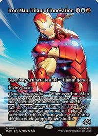 Iron Man, Titan of Innovation (Borderless) -  Foil (MAR-091) - Marvel Universe Eternal-Legal