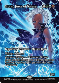 Storm, Force of Nature (Borderless) -  Foil (MAR-094) - Marvel Universe Eternal-Legal