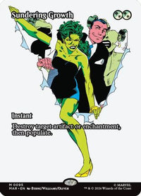 Sundering Growth (Borderless) -  (MAR-095) - Marvel Universe Eternal-Legal