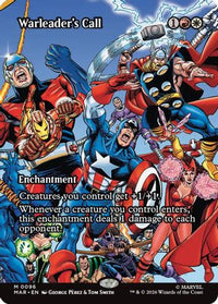 Warleader's Call (Borderless) -  (MAR-096) - Marvel Universe Eternal-Legal