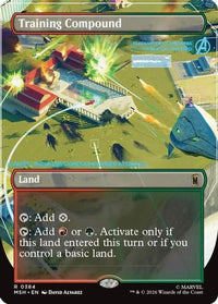 Training Compound (Borderless) -  (MSH-384) - Marvel Super Heroes