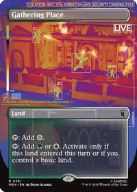 Gathering Place (Borderless) -  (MSH-381) - Marvel Super Heroes