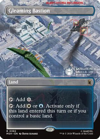 Gleaming Bastion (Borderless) -  Foil (MSH-382) - Marvel Super Heroes