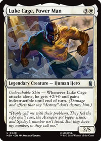 Luke Cage, Power Man -  Foil (MSH-020) - Marvel Super Heroes