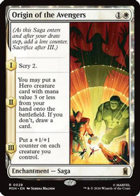 Origin of the Avengers -  (MSH-028) - Marvel Super Heroes