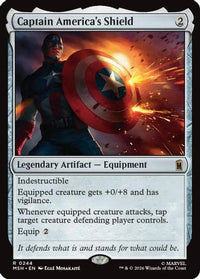 Captain America's Shield -  Foil (MSH-244) - Marvel Super Heroes
