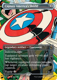 Captain America's Shield (Borderless) (0317) -  (MSH-317) - Marvel Super Heroes