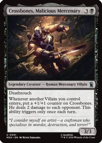 Crossbones, Malicious Mercenary -  (MSH-091) - Marvel Super Heroes