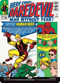 Daredevil, Man Without Fear (Borderless) (0398) -  Foil (MSH-398) - Marvel Super Heroes