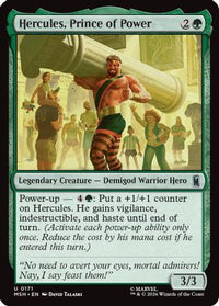 Hercules, Prince of Power -  Foil (MSH-171) - Marvel Super Heroes