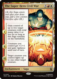 The Super Hero Civil War -  Foil (MSH-231) - Marvel Super Heroes