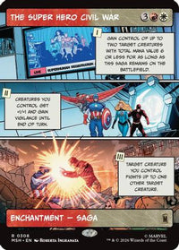 The Super Hero Civil War (Borderless) -  (MSH-308) - Marvel Super Heroes