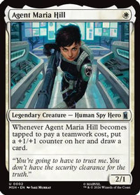 Agent Maria Hill -  Foil (MSH-002) - Marvel Super Heroes