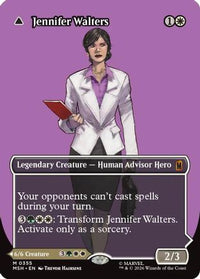 Jennifer Walters (Borderless) (0355) -  Foil (MSH-355) - Marvel Super Heroes