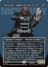 Nick Fury, Agent of S.H.I.E.L.D. (Borderless) (0357) -  (MSH-357) - Marvel Super Heroes