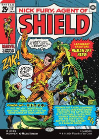 Nick Fury, Agent of SHIELD (Borderless) (0389) -  (MSH-389) - Marvel Super Heroes
