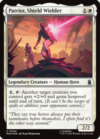Patriot, Shield Wielder (Surge Foil) -  Foil (MSH-444) - Marvel Super Heroes