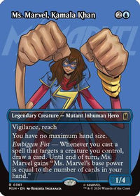Ms. Marvel, Kamala Khan (Borderless) -  (MSH-361) - Marvel Super Heroes