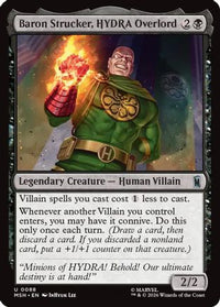 Baron Strucker, HYDRA Overlord -  (MSH-088) - Marvel Super Heroes