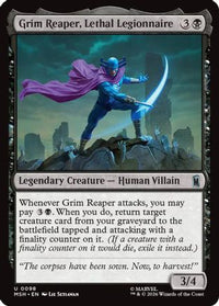Grim Reaper, Lethal Legionnaire -  (MSH-098) - Marvel Super Heroes