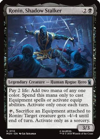 Ronin, Shadow Stalker -  (MSH-112) - Marvel Super Heroes