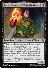 Baron Strucker, HYDRA Overlord (Surge Foil) -  Foil (MSH-446) - Marvel Super Heroes